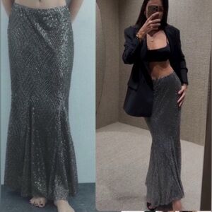 NWT ZARA SEQUIN SKIRT SIZE M
🚨 FINAL PRICE NO OFFER ACCEPT